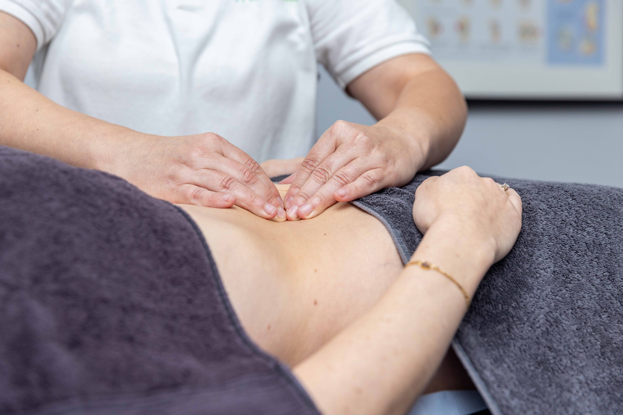 Second and third trimester pregnancy massage